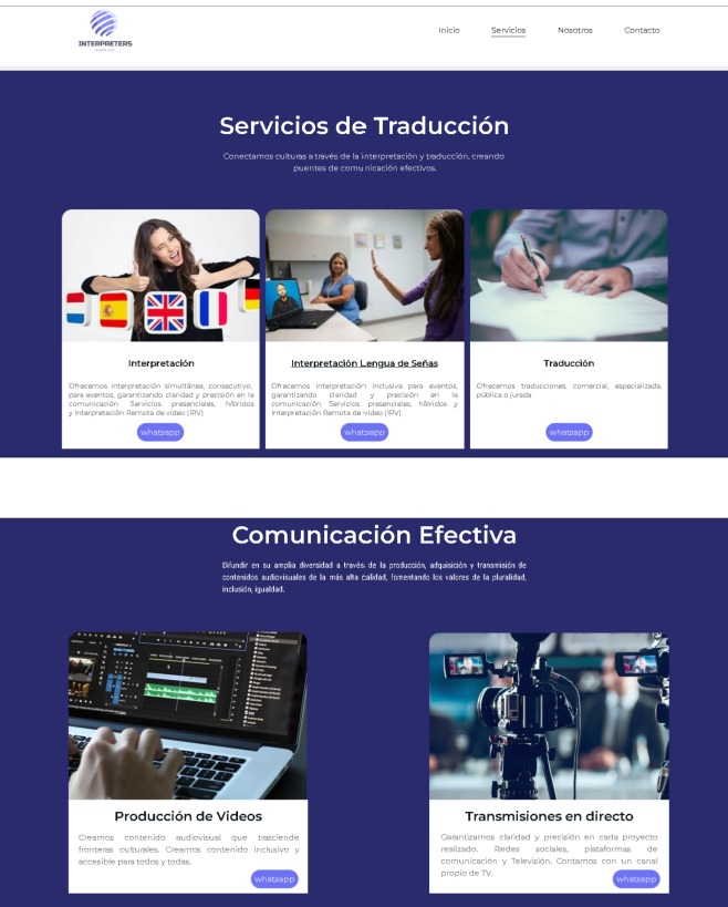INTERPRETERS TEAMS – Agencia de Interpretación, Traducción y Producción Audiovisual